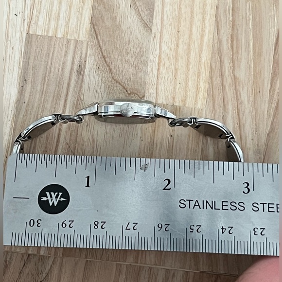 Bulova Ladies Watch RARE Vintage Mechanical Winding 10K Gold Plated Bezel Blue - Picture 14 of 14